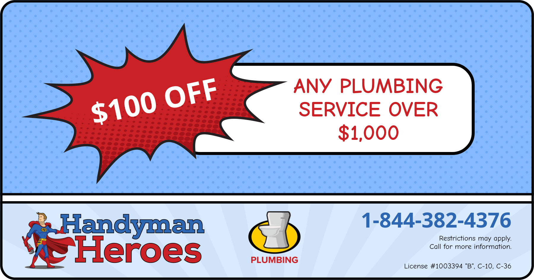 0 Off Any Plumbing Service Over ,000!