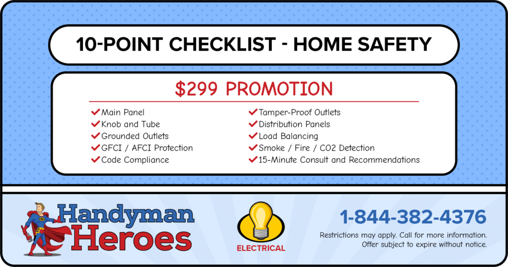 Promotion for 10-Point Checklist Home Safety 9