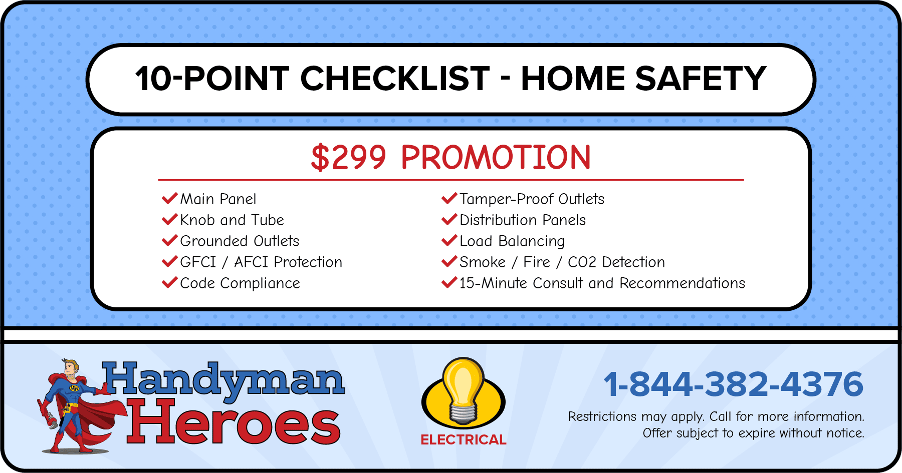 Promotion for 10-Point Checklist Home Safety 9