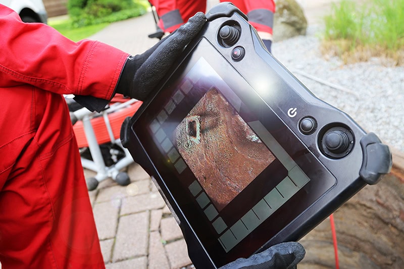 Schedule a Sewer Line Inspection for Your Home. Sewer inspection with camera.